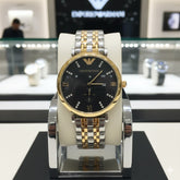 EMP ARMNI DIAMOND DIAL METAL STRAP WATCH